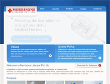 Tablet Screenshot of morrisonslifecare.com